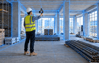 Construction site scanning