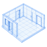 3D spatial data mesh